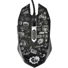 Проводная оптическая мышь Gembird MUS-6B-GRAFIX-01 Black Проводная оптическая мышь Gembird MUS-6B-GRAFIX-01 Black