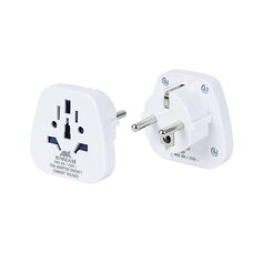 Сетевой адаптер Rivacase PS4100 W00 travel adapter World to EU, White Сетевой адаптер Rivacase PS4100 W00 travel adapter World to EU, White
