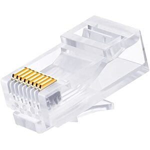 Коннекторы RJ45, Cat.7, 30u" Gold plated, 100шт Коннекторы RJ45, Cat.7, 30u" Gold plated, 100шт