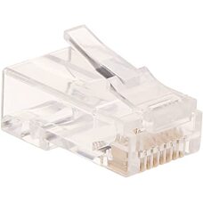 RJ45 Modular Plug, Cat.6, Through type 100PCS/BAG RJ45 Modular Plug, Cat.6, Through type 100PCS/BAG