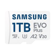 Карта памяти 1TB MicroSD +SD adapter Samsung EVO Plus 2024 MB-MC1T0SA Карта памяти 1TB MicroSD +SD adapter Samsung EVO Plus 2024 MB-MC1T0SA