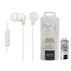 Наушники с микрофоном SONY MDR-EX15AP White
