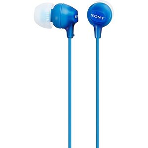 Наушники SONY  MDR-EX15LP, Blue