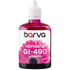 Совместимые чернила Barva Canon GI-490 M (100 мл, Magenta)