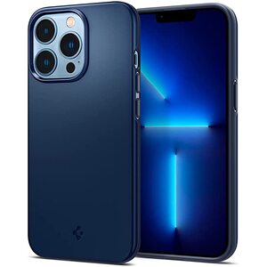 Чехол Spigen iPhone 13 Pro, Thin Fit, Navy Blue