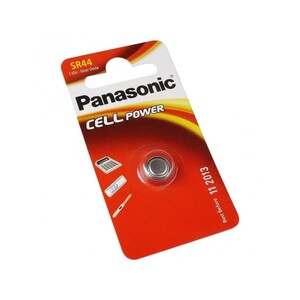 Батарейка SR44 Panasonic silver-oxide CELL power, 180 mAh, SR-44EL/1B Батарейка SR44 Panasonic silver-oxide CELL power, 180 mAh, SR-44EL/1B