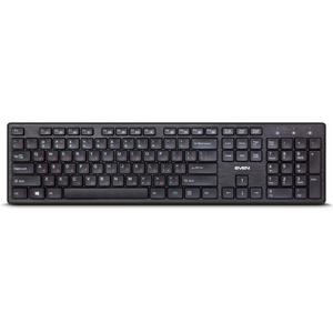 Беспроводная клавиатура SVEN KB-E5800W, Slim, Black