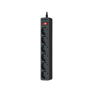 Сетевой фильтр 6 ячеек,  1.8m,  Sven SF-06E, Black