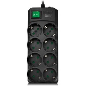 Сетевой фильтр SVEN SF-08E-16, 8 Sockets, 1.8m Сетевой фильтр SVEN SF-08E-16, 8 Sockets, 1.8m