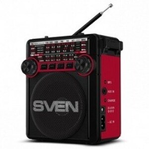 Радио колонка SVEN  Tuner SRP-355 Black/Red Радио колонка SVEN  Tuner SRP-355 Black/Red