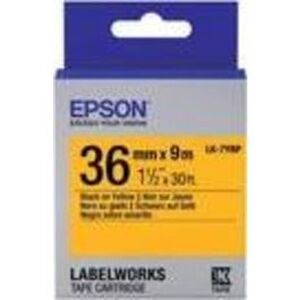 Tape Cartridge EPSON LK7YBP: 36mm/9m, Pastel Black/Yellow, C53S657005 Tape Cartridge EPSON LK7YBP: 36mm/9m, Pastel Black/Yellow, C53S657005