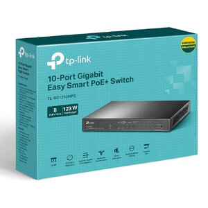 Гигабитный коммутатор 10-port POE+ TP-LINK TL-SG1210MPE Гигабитный коммутатор 10-port POE+ TP-LINK TL-SG1210MPE