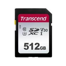 512GB SDXC Card (Class 10) UHS-I, U3, Transcend 300S TS512GSDC300S
