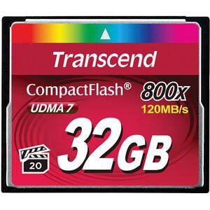 32GB CompactFlash Card, Hi-Speed  800X, Transcend "TS32GCF800&quo