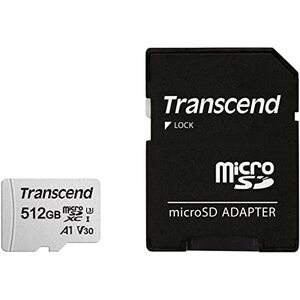 Флешка 512GB MicroSD (Class 10)+SD adapter, Transcend TS512GUSD300S Флешка 512GB MicroSD (Class 10)+SD adapter, Transcend TS512GUSD300S