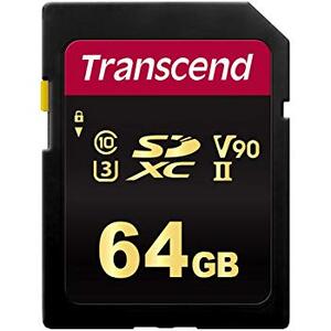 64GB SDXC Card (Class 10) UHS-II, U3, Transcend TS64GSDC700S 64GB SDXC Card (Class 10) UHS-II, U3, Transcend TS64GSDC700S