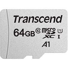 Карта памяти 64GB MicroSD Transcend TS64GUSD300S