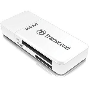 USB 2.0/3.0 Card Reader Transcend "TS-RDF5W", White, (All-in