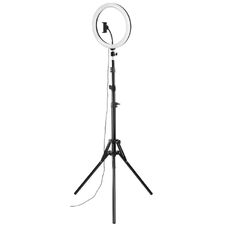 Tripod cu Lampa Circulara Hama SpotLight Steady120 III (4678) Black Tripod cu Lampa Circulara Hama SpotLight Steady120 III (4678) Black