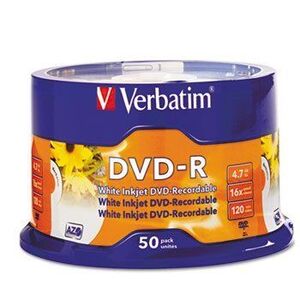 Verbatim DataLifePlus DVD-R AZO 4.7GB 16X MATT SILVER SURFAC - Spindle 50pc