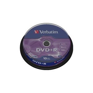 Диски Verbatim DataLifePlus DVD+R AZO MATT SILVER - 10шт