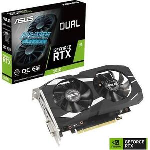 Видеокарта ASUS RTX3050 6GB GDDR6 Dual OC (DUAL-RTX3050-O6G)