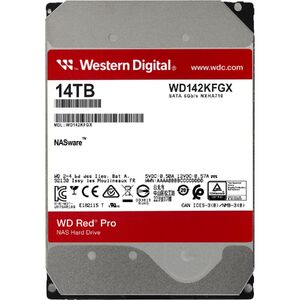 Жесткий диск 3.5" 14.0TB Western Digital Red Pro WD142KFGX Жесткий диск 3.5" 14.0TB Western Digital Red Pro WD142KFGX