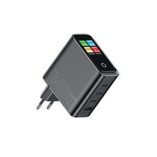 Зарядное устройство WiWU 140W Wi-G028 (3C1A) EU Grey Зарядное устройство WiWU 140W Wi-G028 (3C1A) EU Grey