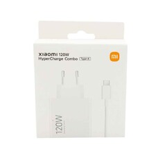 Xiaomi Charger 120W, HyperCharge Combo (Type-A), BHR9462EU, White Xiaomi Charger 120W, HyperCharge Combo (Type-A), BHR9462EU, White