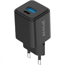 Зарядное устройство Proove Pocket Gan 30W (Type-C + USB), Black