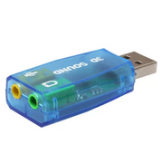 Звуковая карта Gembird SC-USB-02, USB, 2х3.5 mm Звуковая карта Gembird SC-USB-02, USB, 2х3.5 mm